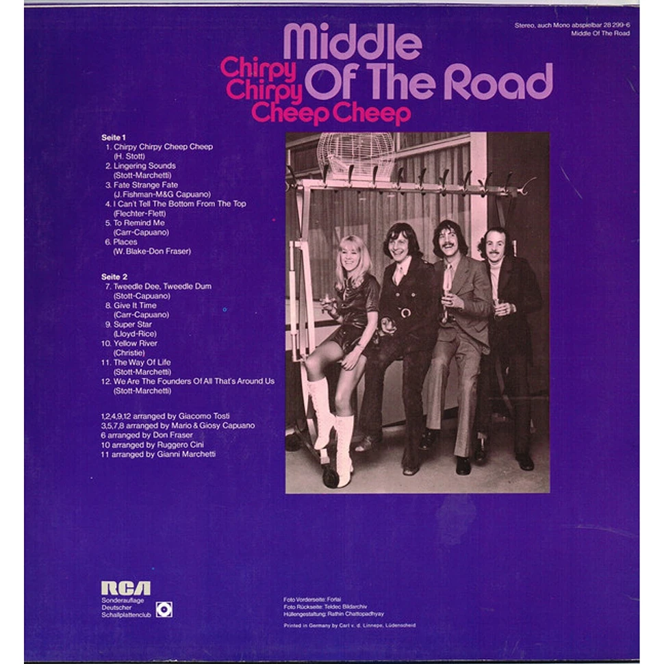 Middle Of The Road - Chirpy Chirpy Cheep Cheep