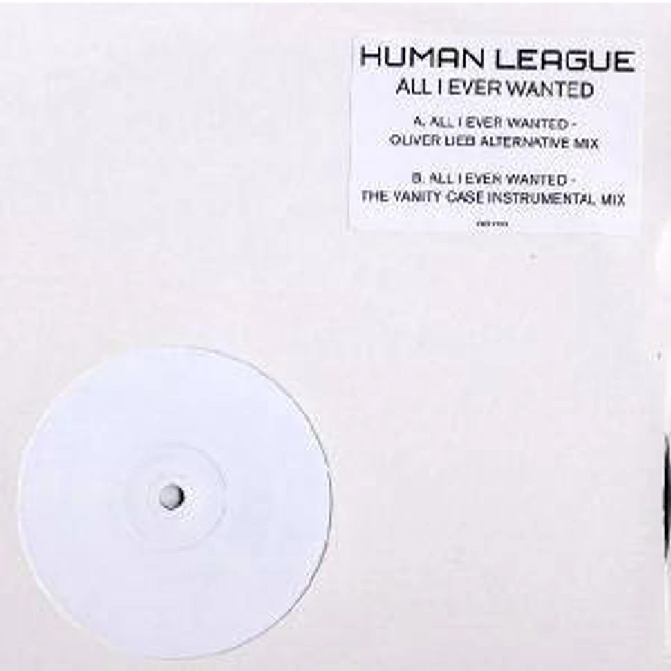 The Human League - All I Ever Wanted (Remixes Promo)
