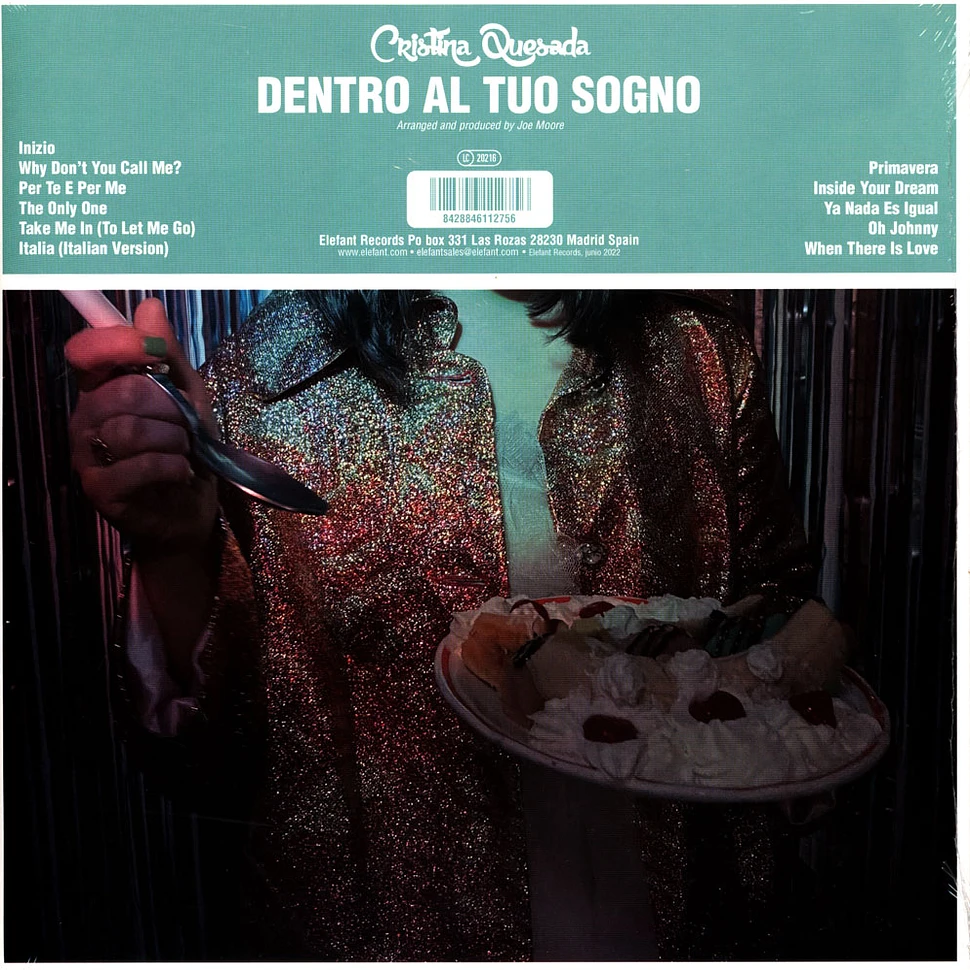 Cristina Quesada - Dentro Al Tuo Sogno Green-White Splatter Vinyl Edition
