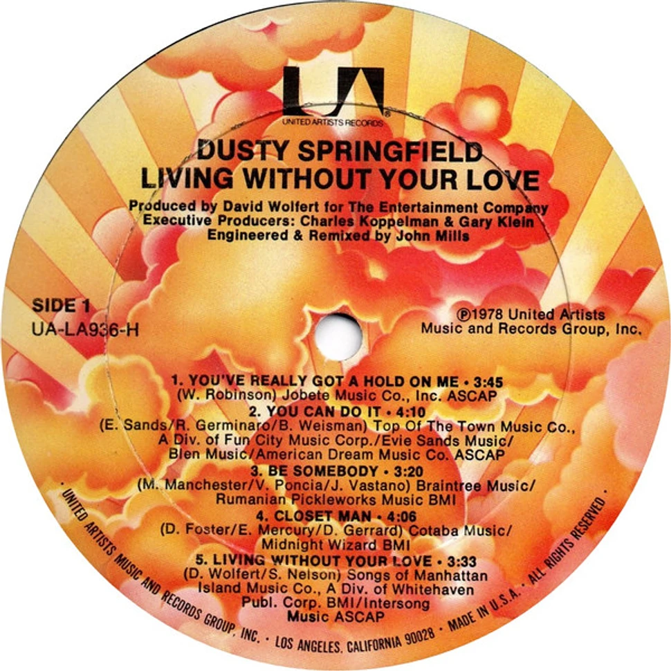 Dusty Springfield - Living Without Your Love