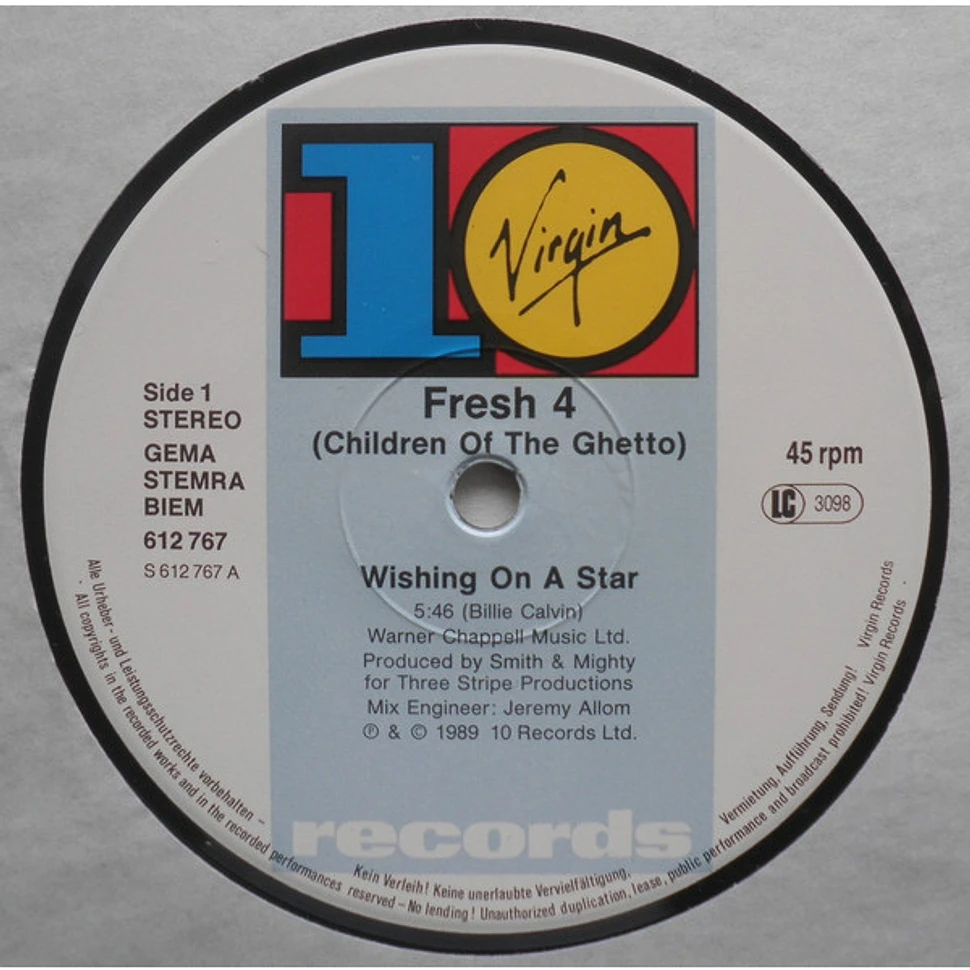 Fresh 4 Featuring Lizz E. - Wishing On A Star