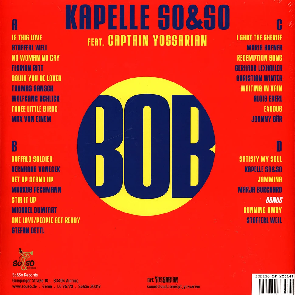 Kapelle So&So Feat. Captain Yossarian - Bob