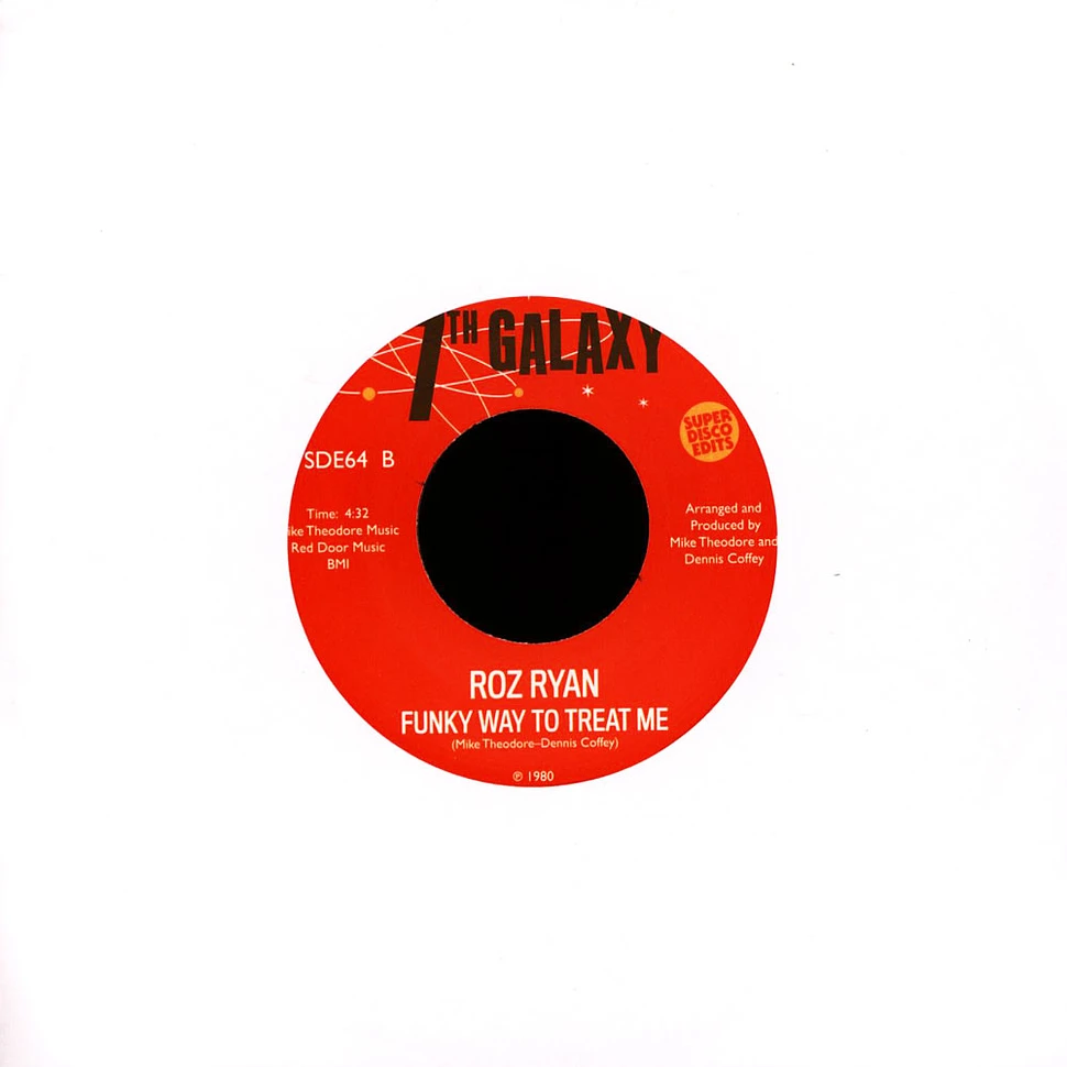 Roz Ryan - Love Changes / Funky Way To Treat Me