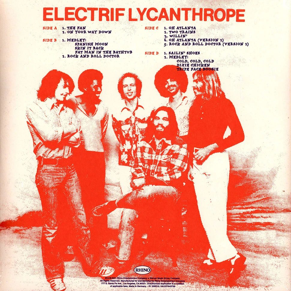 Little Feat - Electrif Lycanthrope:Live At Ultra-Sonic Studios74
