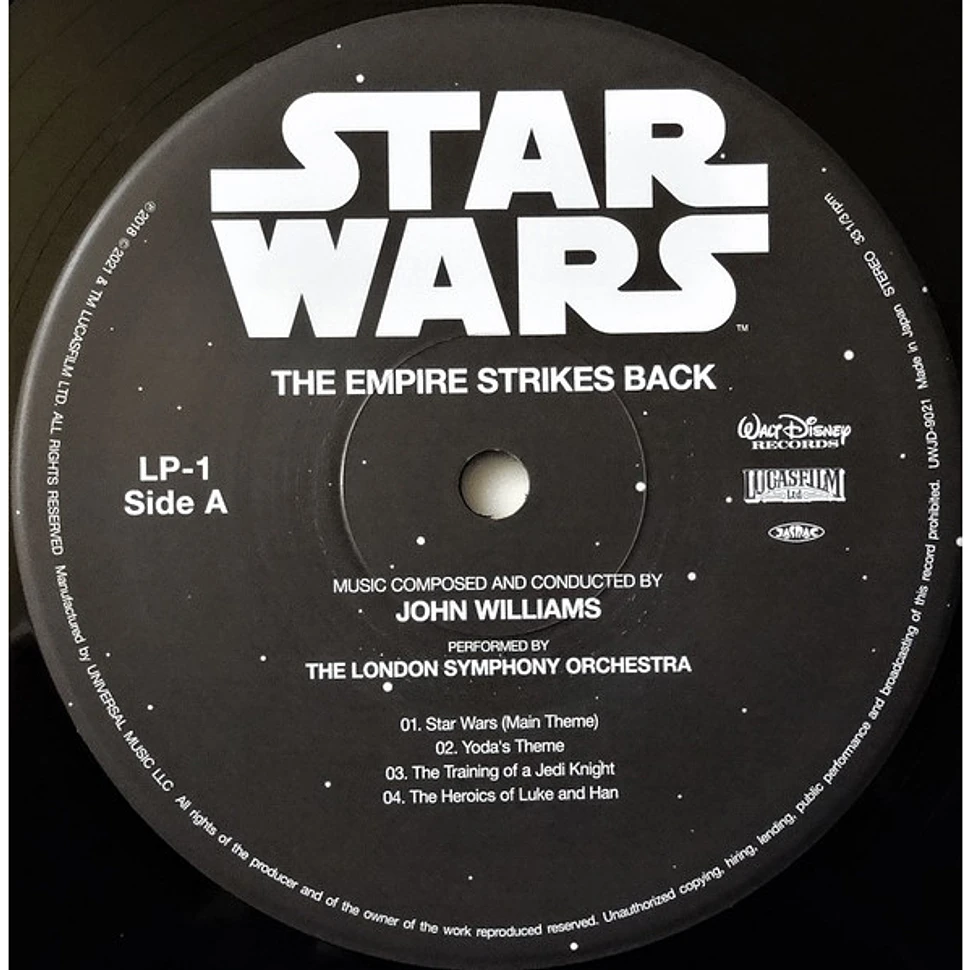 John Williams , London Symphony Orchestra - OST Star Wars / The Empire Strikes Back = スター・ウォーズ / 帝国の逆襲