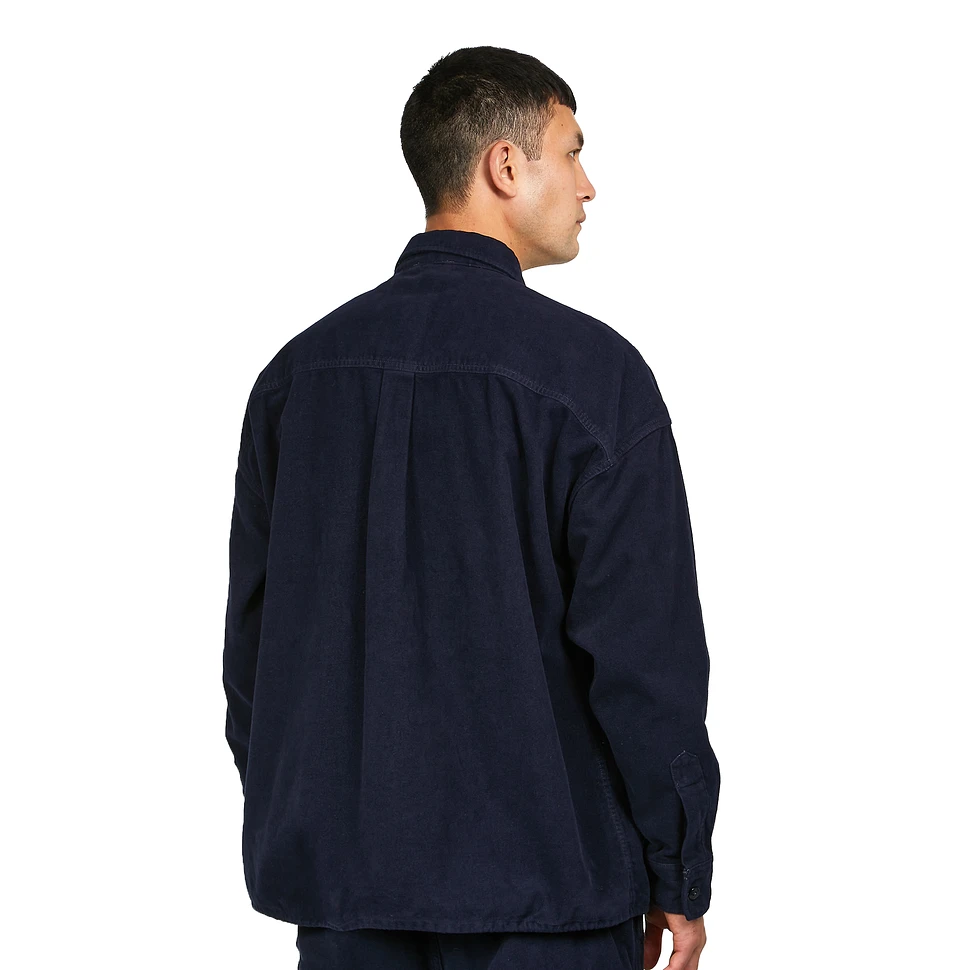 nanamica - Flannel CPO Shirt Jacket (Navy) | HHV