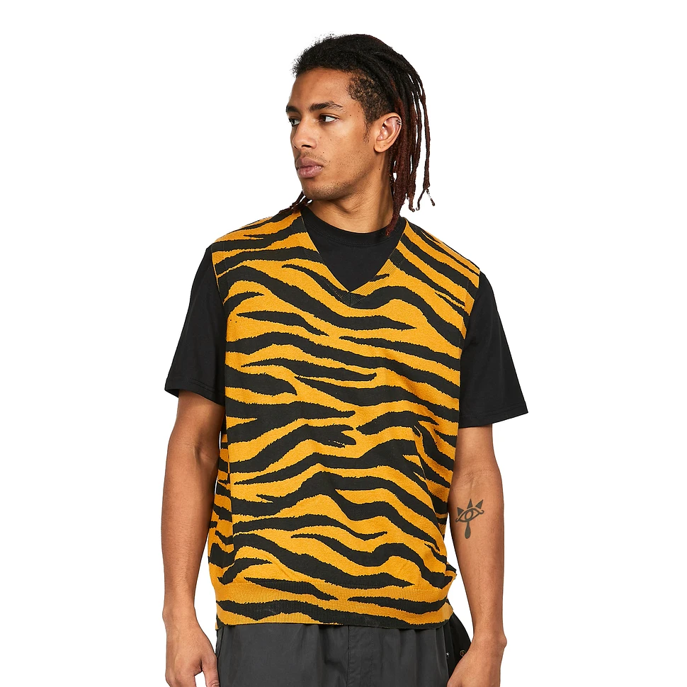 Stüssy - Tiger Printed Sweater Vest - XL