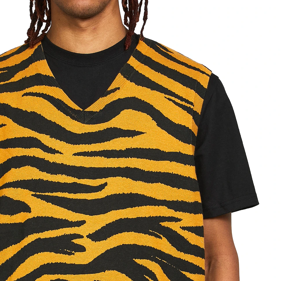 公式サイ STUSSY ステューシー TIGER PRINT VEST MUSTARD | www ...