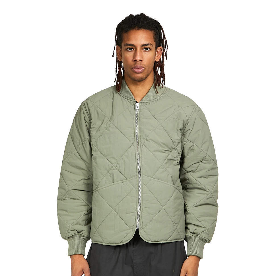 Stüssy - Dice Quilted Liner Jacket (Olive) | HHV