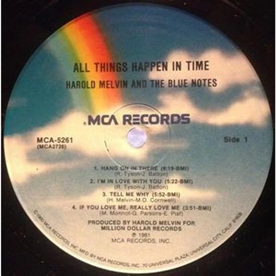 Harold Melvin And The Blue Notes - All Things Happen In Time