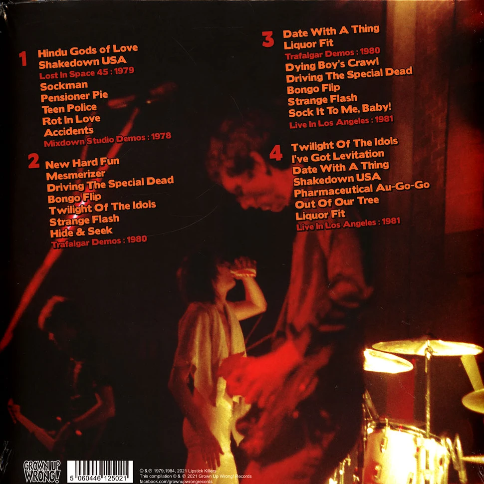 Lipstick Killers Strange Flash Studio & Live 7881 Vinyl 2LP