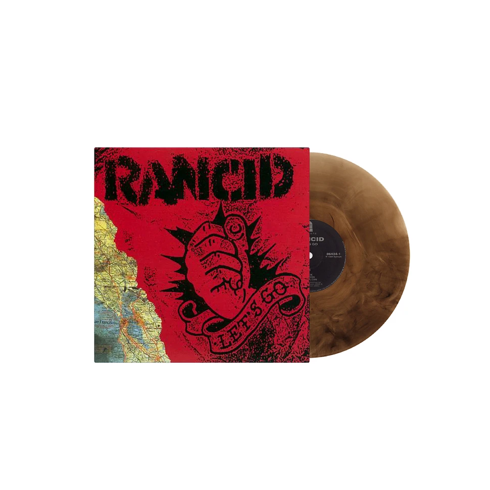 Rancid - Let's Go Milky Clear & Black Galaxy Colored Vinyl Edition
