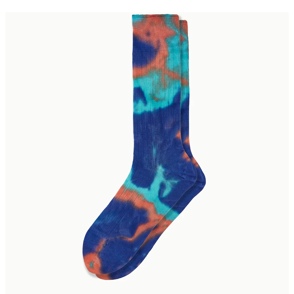 ROTOTO - Tie Dye Formal Crew Socks