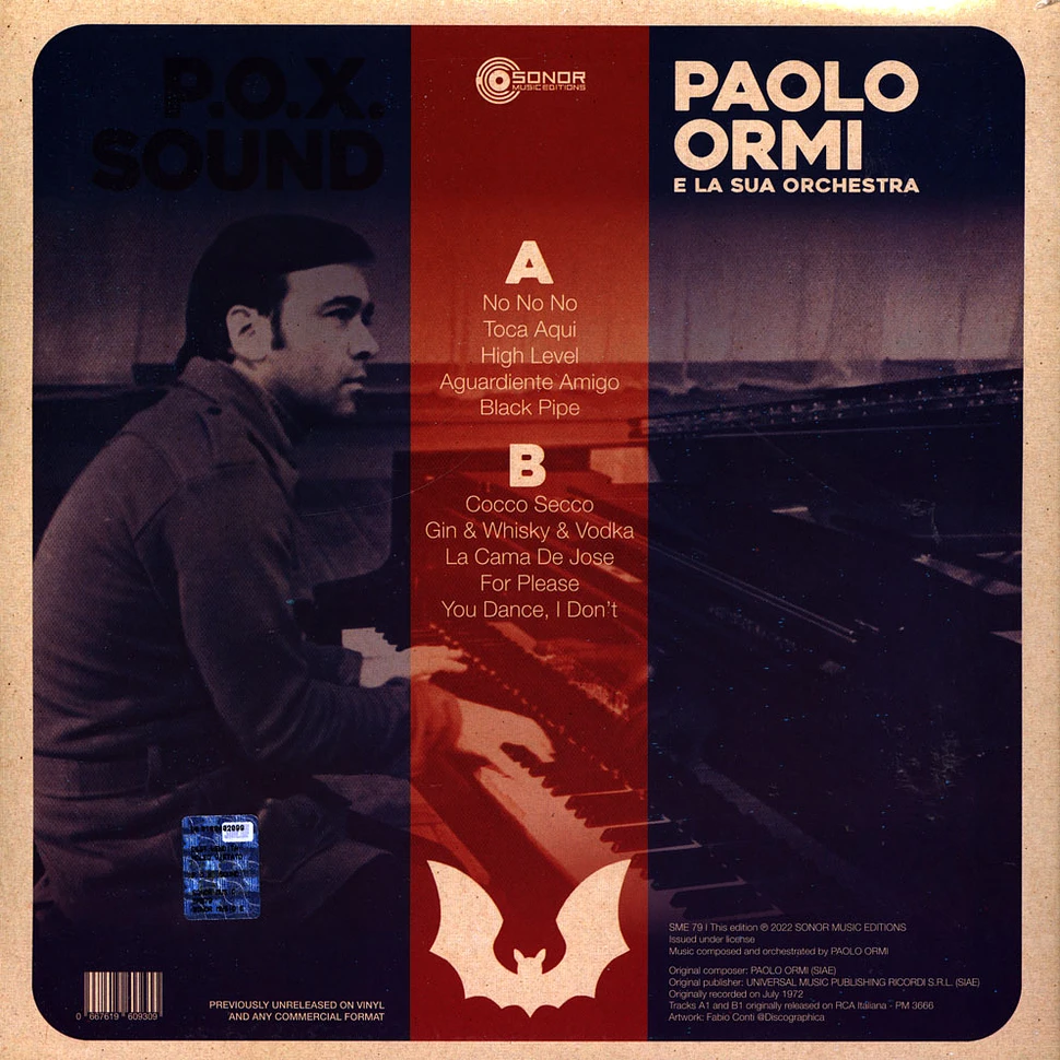 Paolo Ormi E La Sua Orchestra - P.O.X. Sound