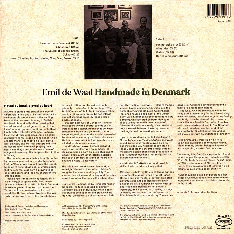Emil De Waal - Handmade In Denmark