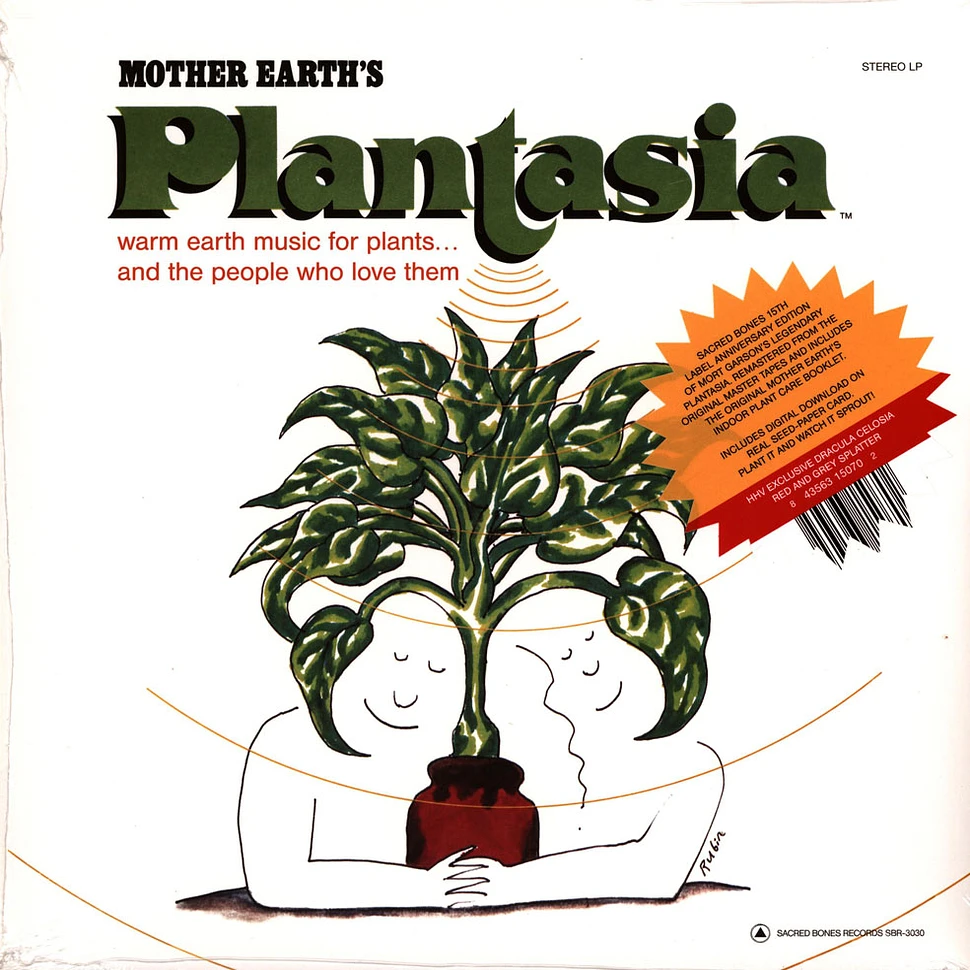 Mort Garson - Mother Earth's Plantasia HHV Exclusive Dracula Celosia Red And Grey Splatter Vinyl Edition
