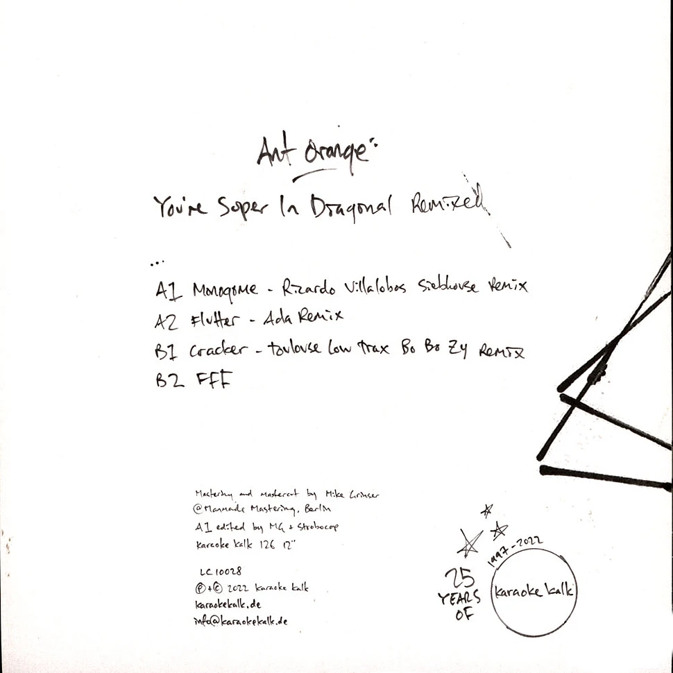 Ant Orange - You're Super In Diagonal - Remixed