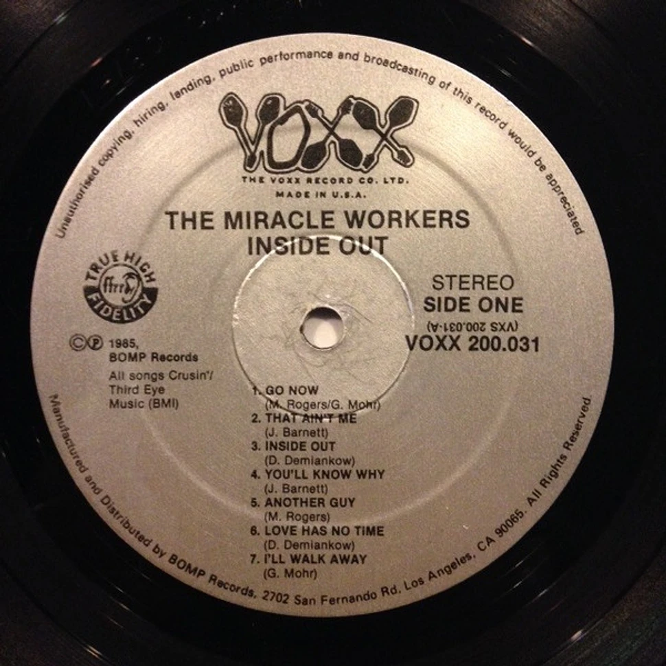 Miracle Workers - Inside Out