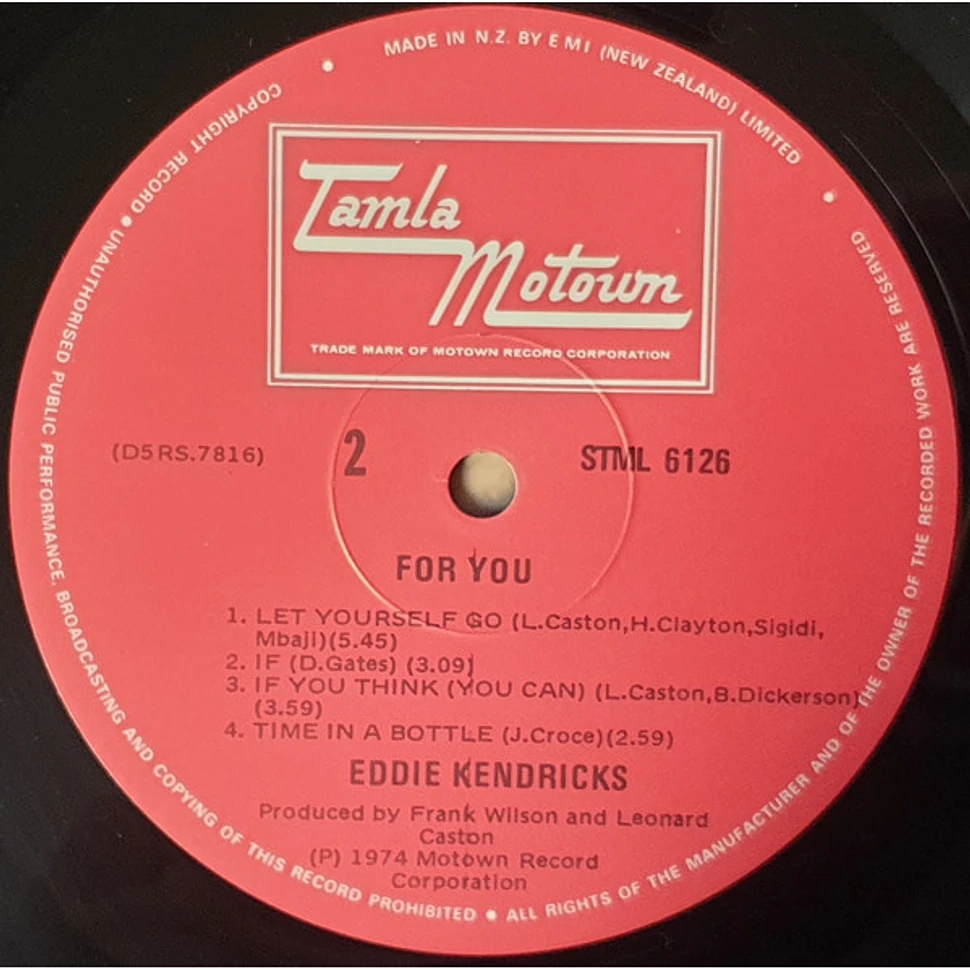 Eddie Kendricks - For You