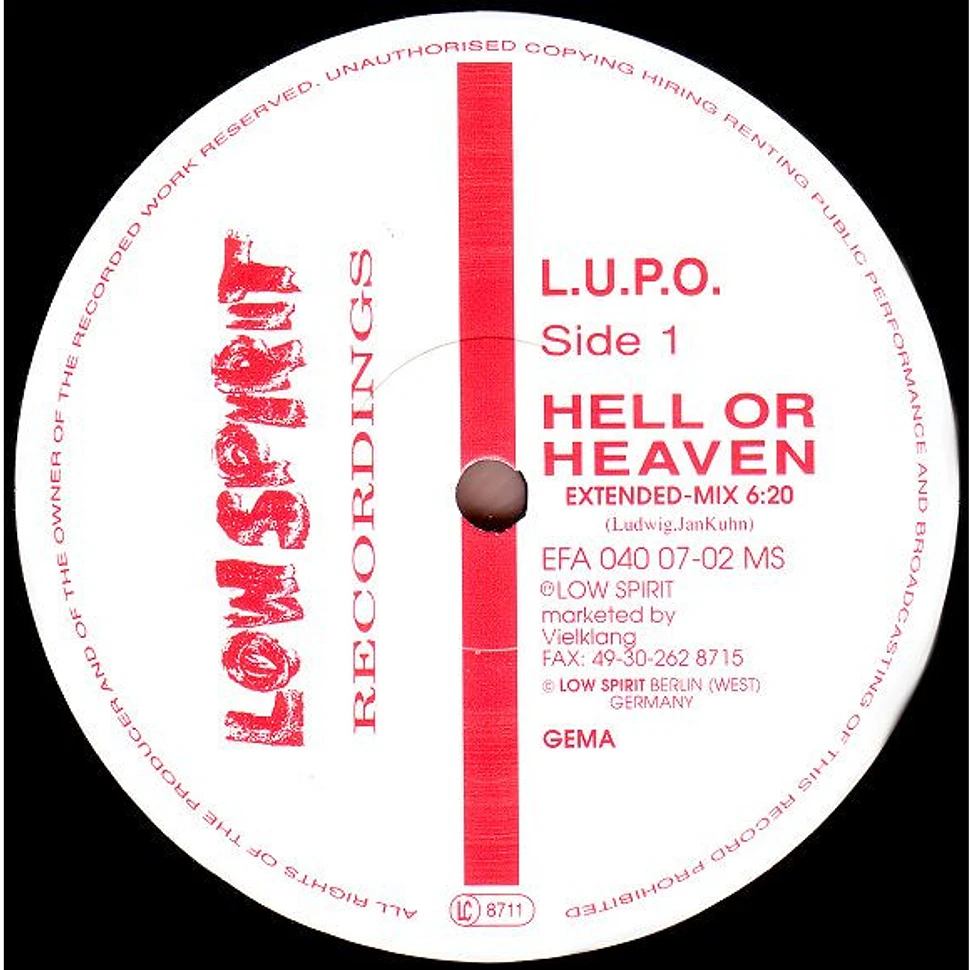 L.U.P.O. - Hell Or Heaven