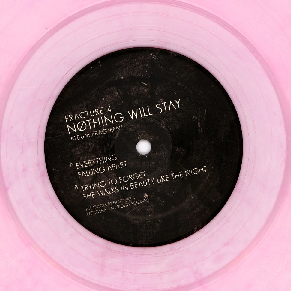 Fracture 4 - Nothing Will Stay (Album Fragment) Purple Vinyl Edition
