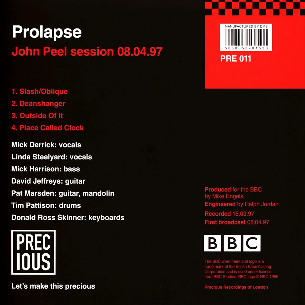 Prolapse - John Peel 08.04.97