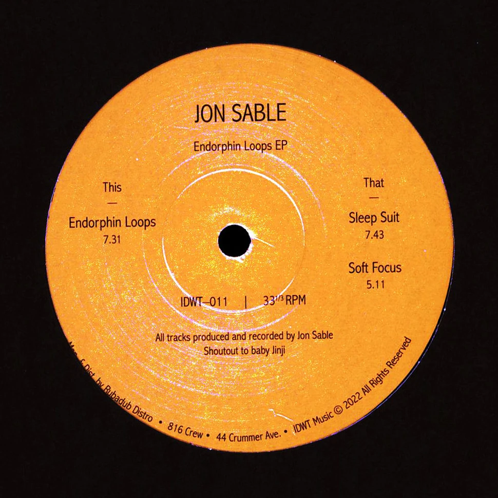 Jon Sable - Endorphin Loops EP