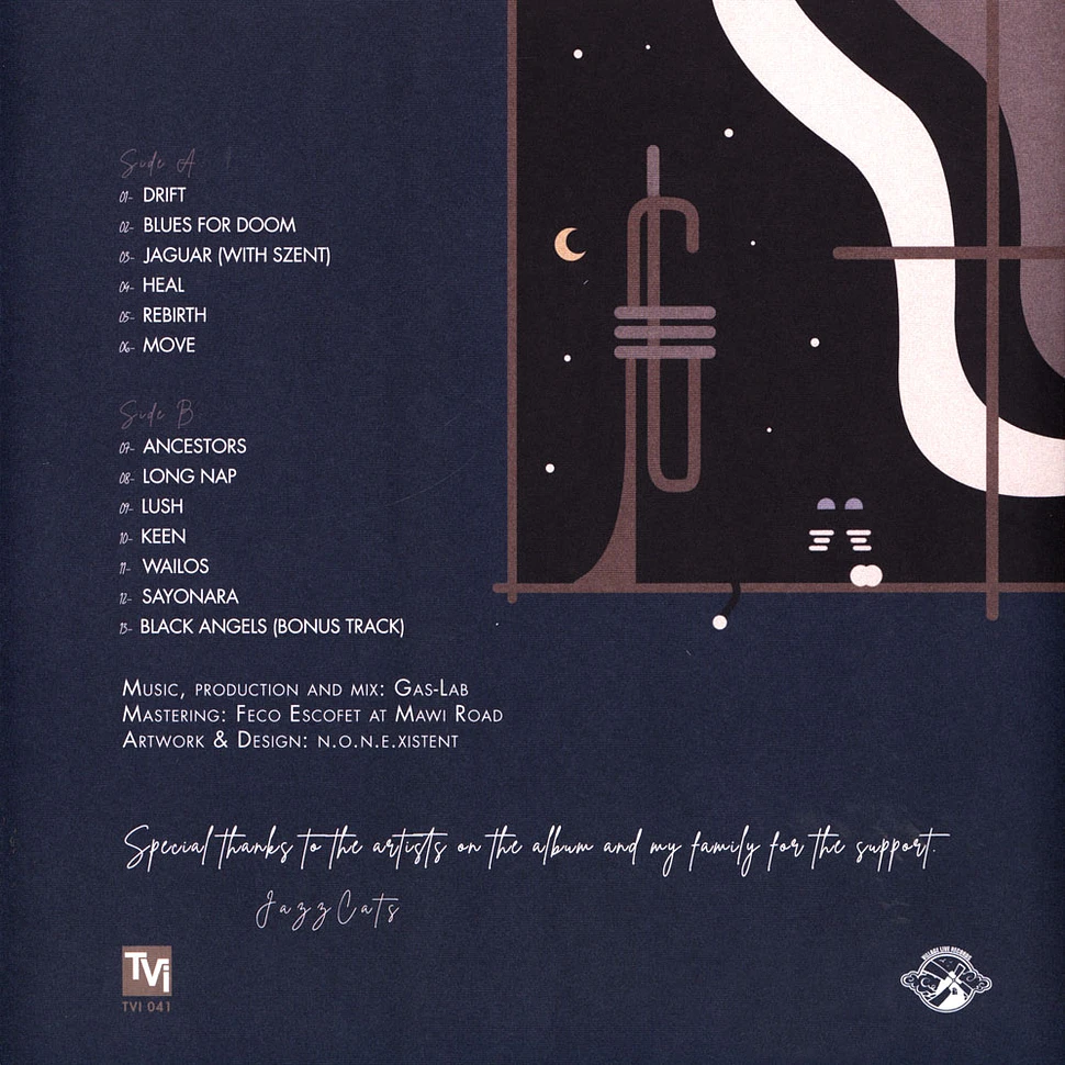 Gas Lab - Jazz Cats Black Vinyl Edition
