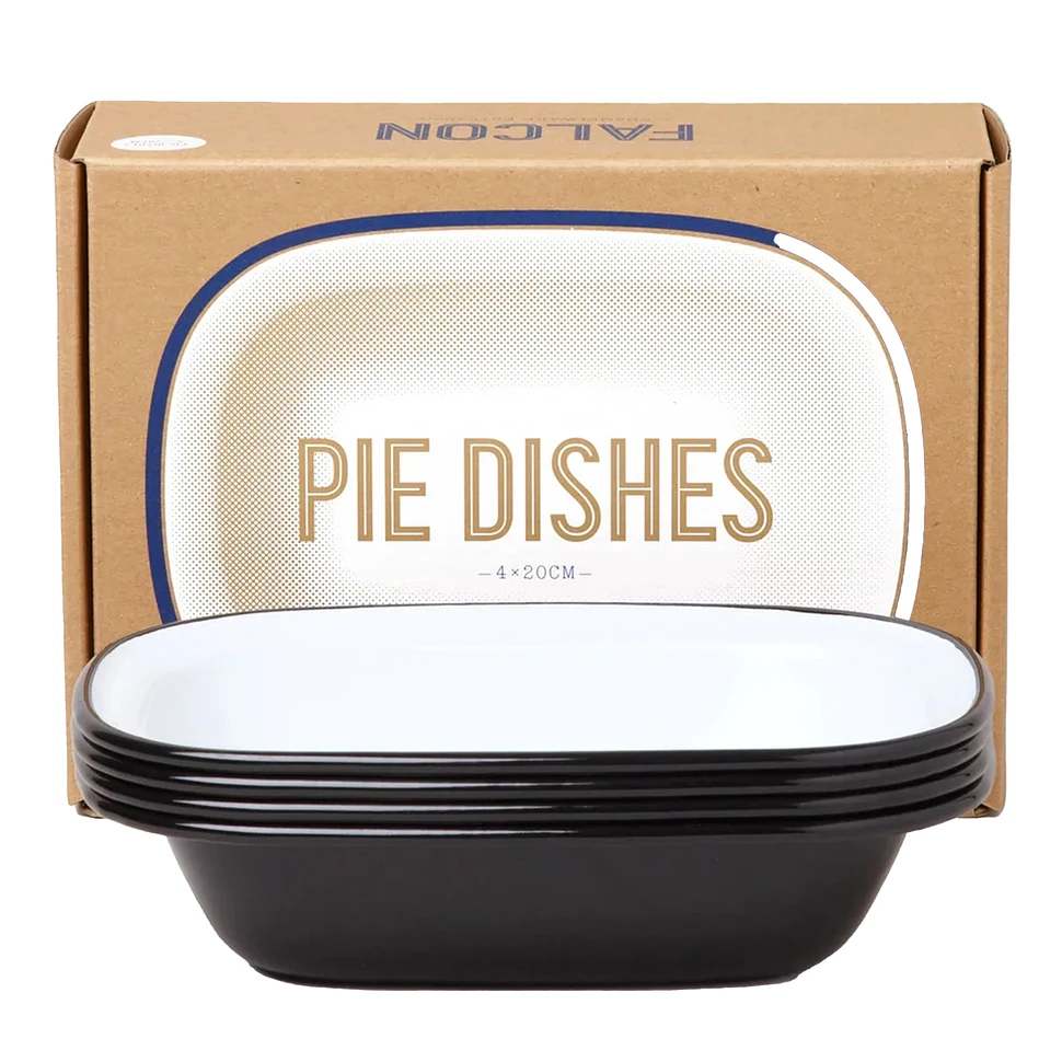 Falcon Enamelware - Pie Dishes (box of 4)