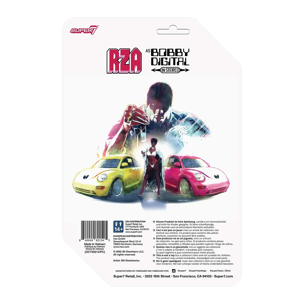 RZA as Bobby Digital - Bobby Digital (Standard Cardback) - ReAction Figure