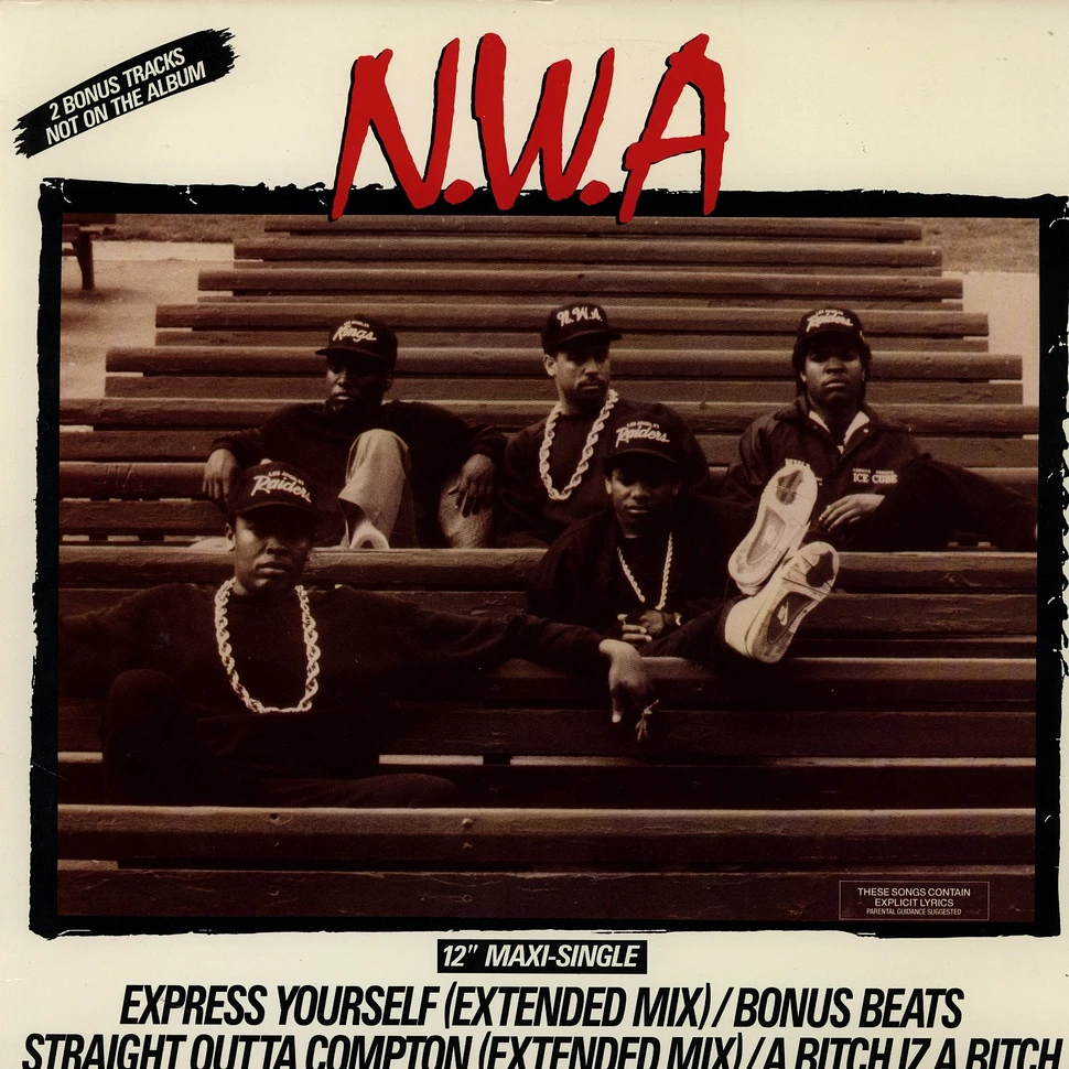 NWA - Express yourself / straight outta compton - Vinyl 12