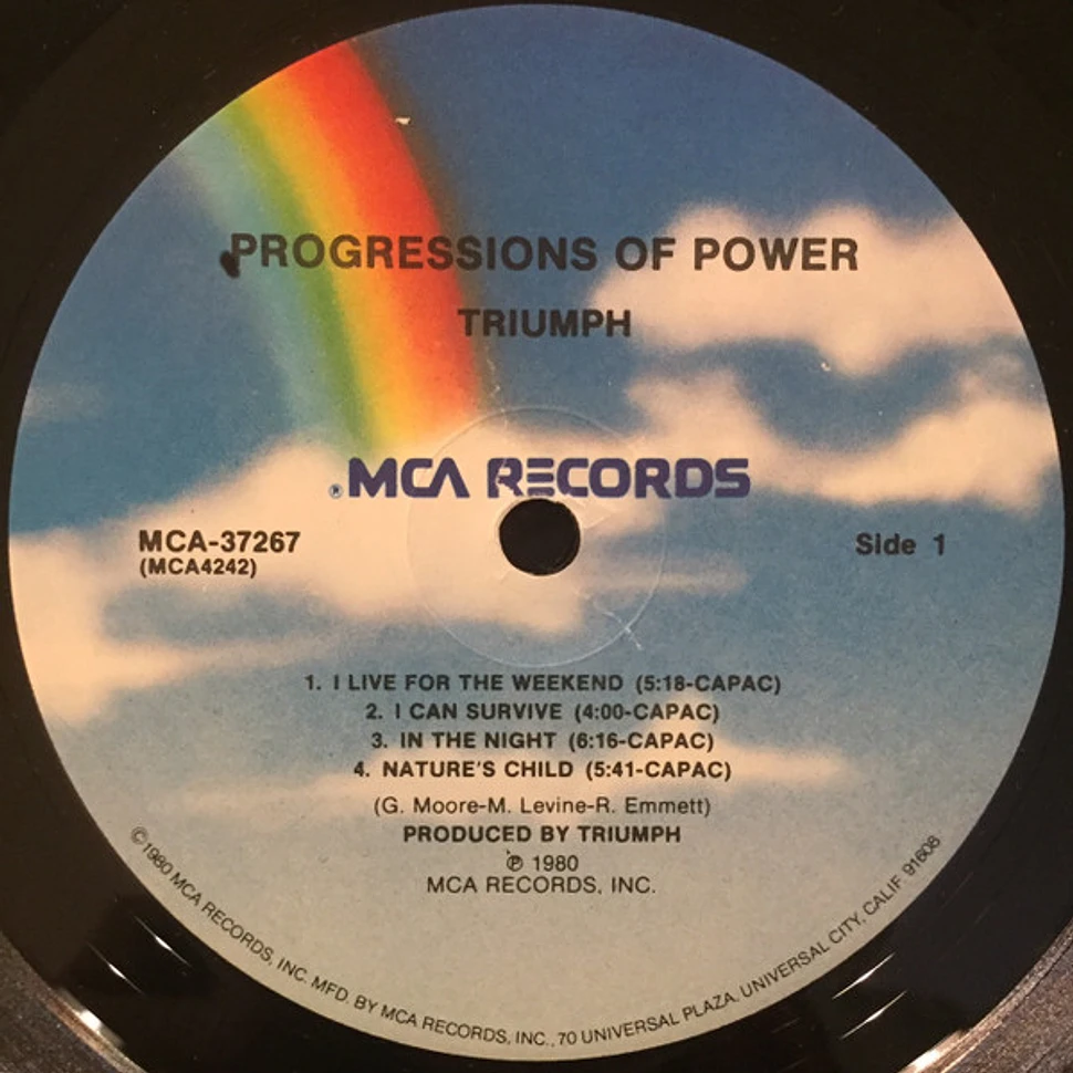 Triumph - Progressions Of Power