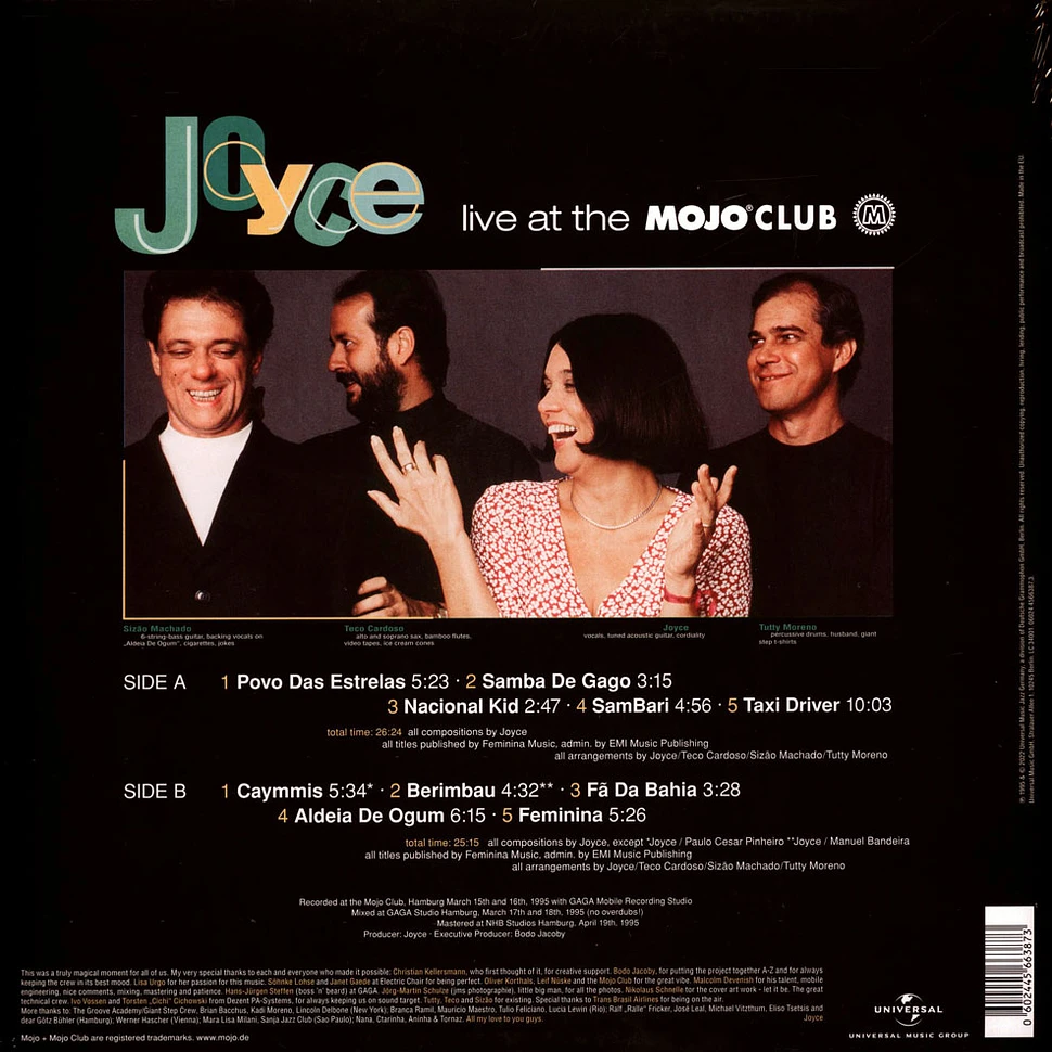 Joyce - Live At The Mojo Club Limited Edition