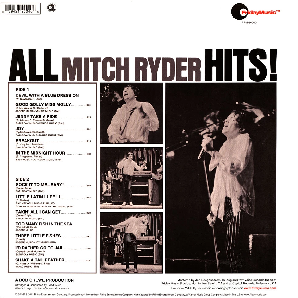 Mitch Ryder & The Detroit Wheels - All Mitch Ryder Hits -Original Greatest Hits