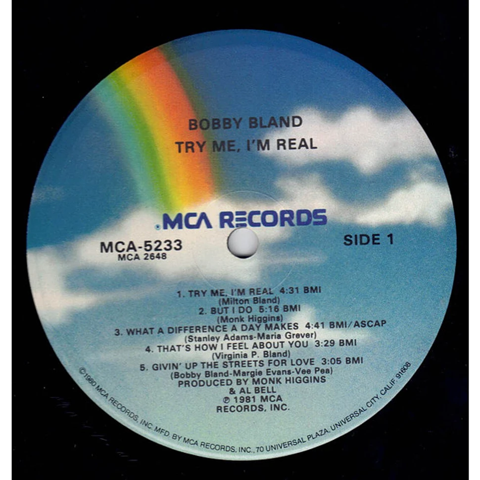 Bobby Bland - Try Me, I'm Real
