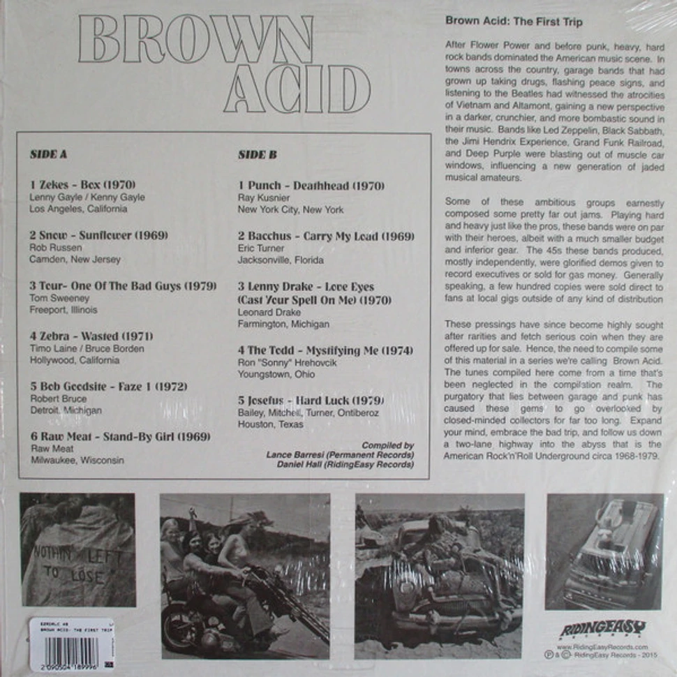 V.A. - Brown Acid: The First Trip (Heavy Rock From The American Comedown Era)