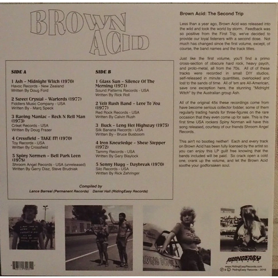 V.A. - Brown Acid: The Second Trip (Heavy Rock From The Classic Comedown Era)