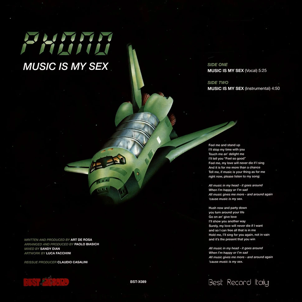 Phono - Music Is My Sex
