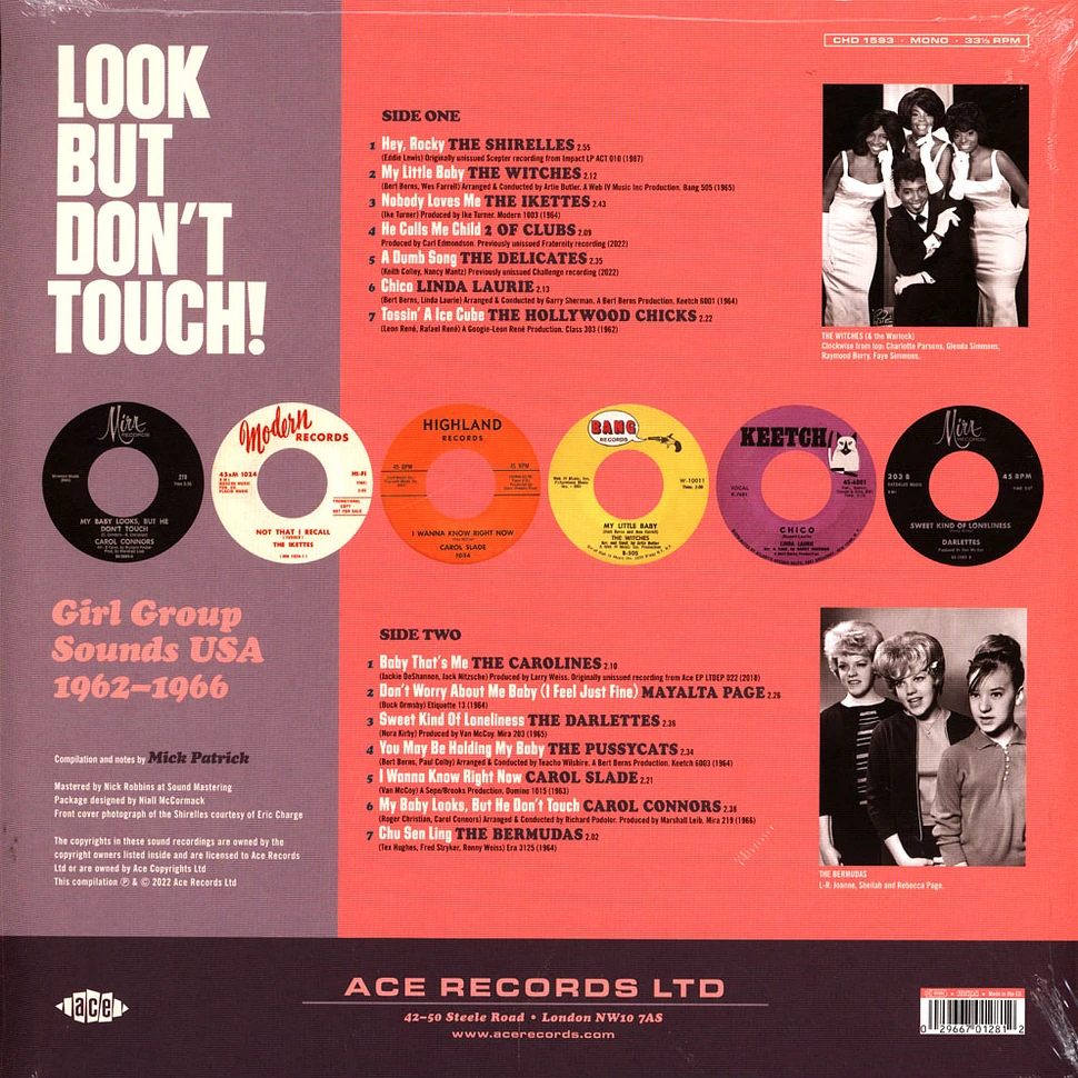 V.A. - Look But Don't Touch! - Girl Group Sounds USA 1962-1966