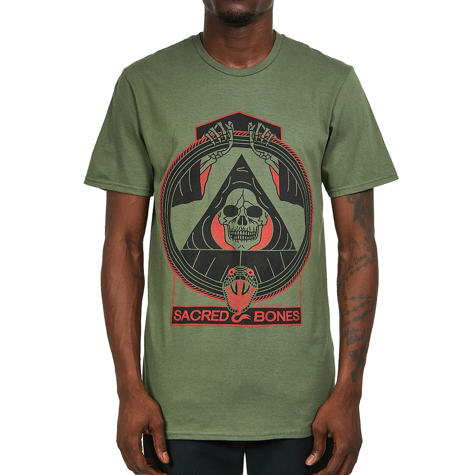 Sacred Bones x Alexander Heir - Army Green T-Shirt