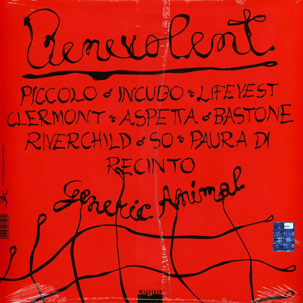 Generic Animal - Benevolent Orange Vinyl Edtion