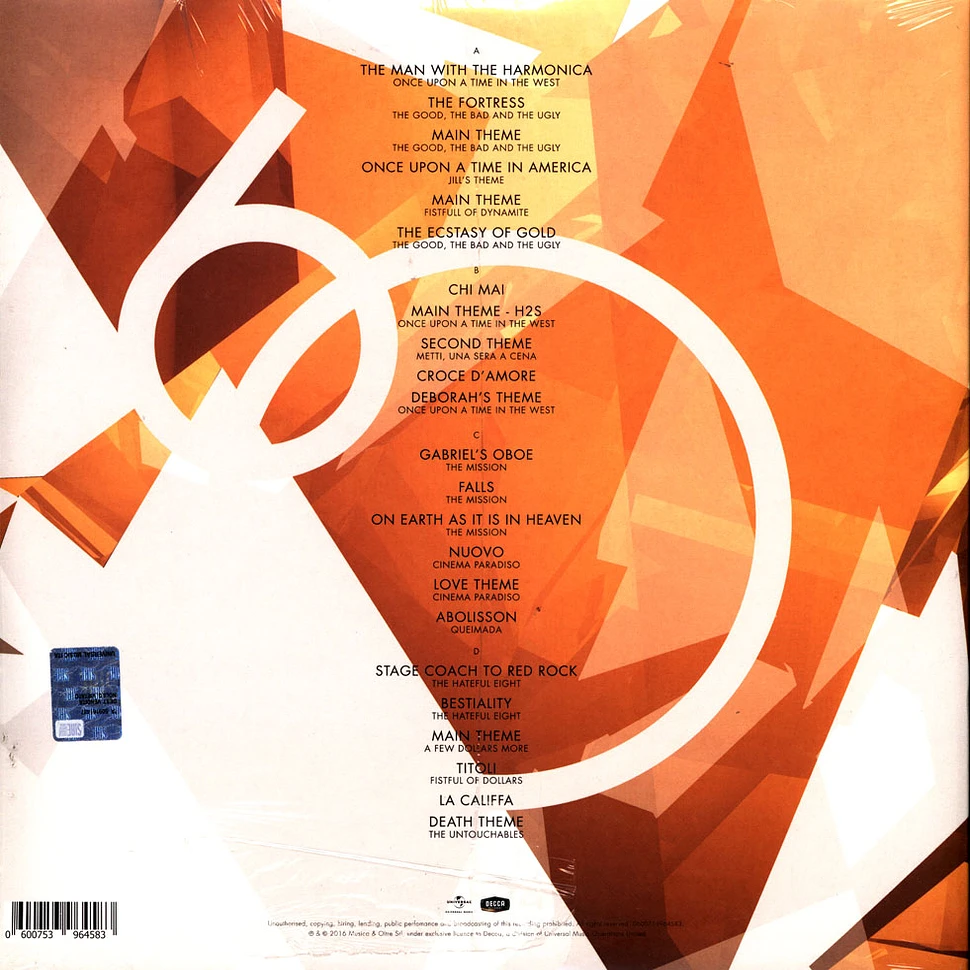 Ennio Morricone - Morricone 60 Colored Vinyl Edition