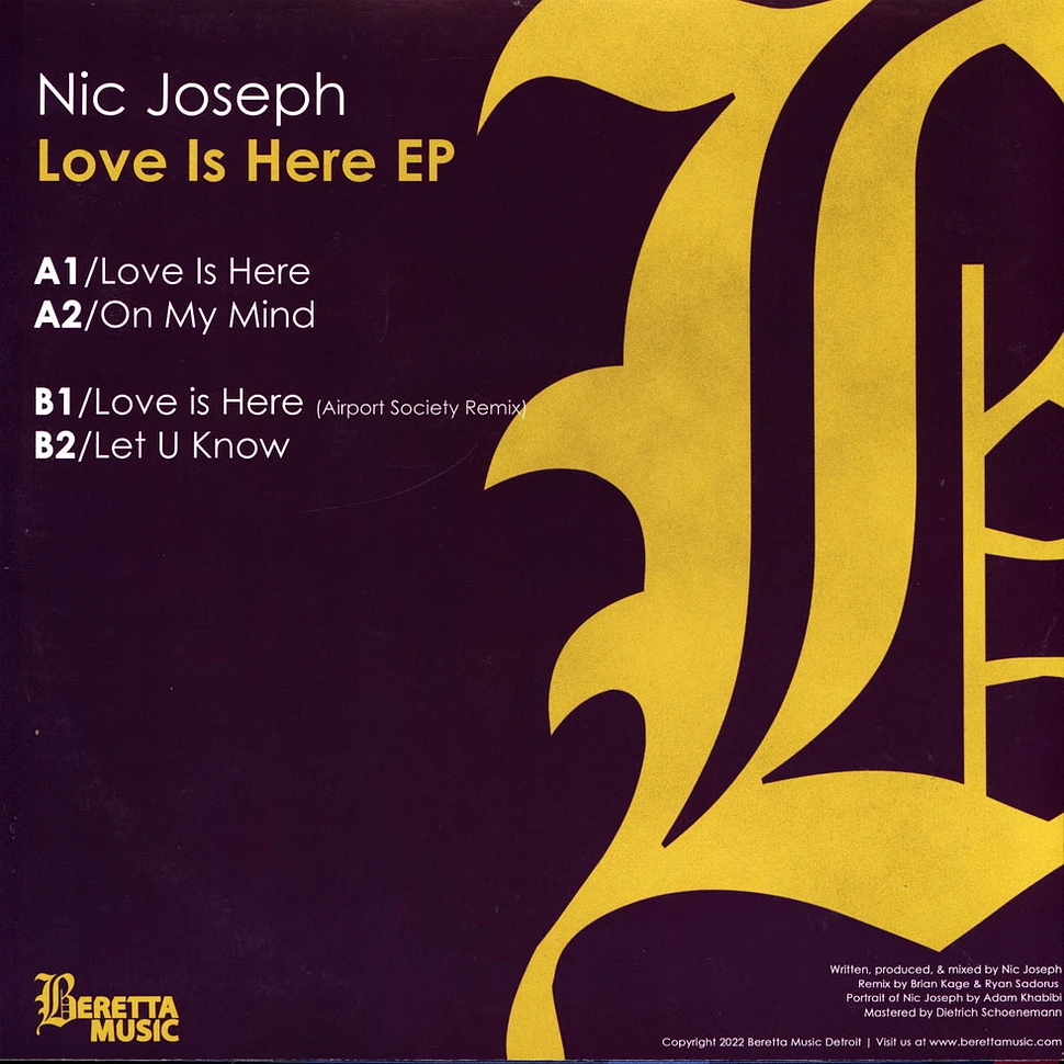 Nic Joseph - Love Is Here EP