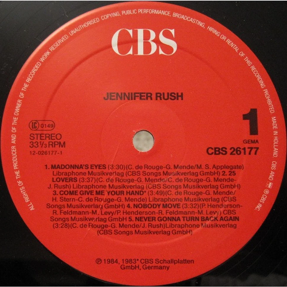 Jennifer Rush - Jennifer Rush