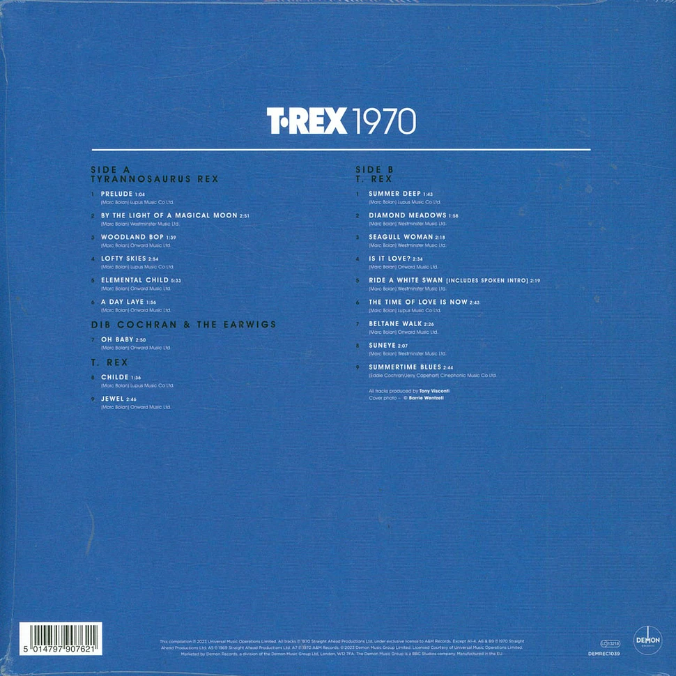 T.Rex - 1970 Black Vinyl Edition