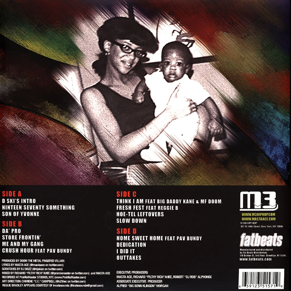 MA DOOM (Masta Ace & MF Doom) - MA_DOOM: Son Of Yvonne HHV Exclusive Orchid & Ruby Color-In-Color Vinyl Edition