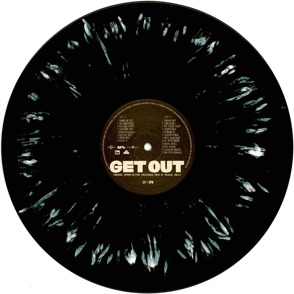 Michael Abels - OST Get Out Black w/ White Splatter Vinyl Edition