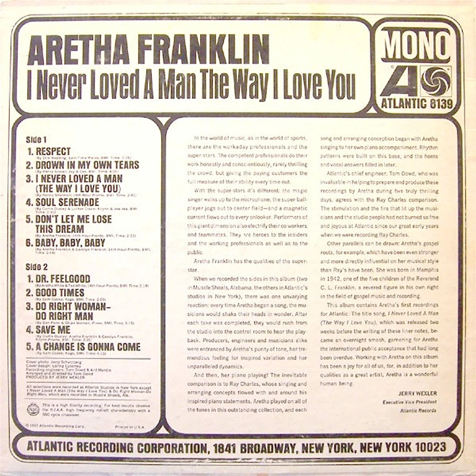 Aretha Franklin - I Never Loved A Man The Way I Love You