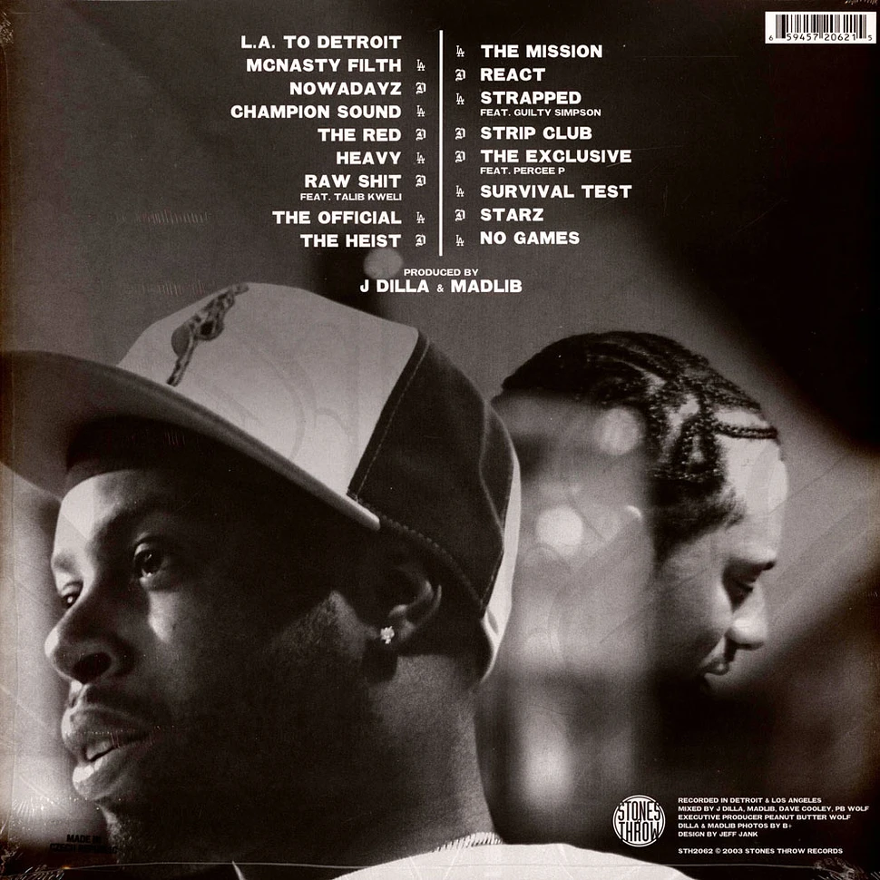Jaylib (J Dilla & Madlib) - Champion Sound Black Vinyl Edition