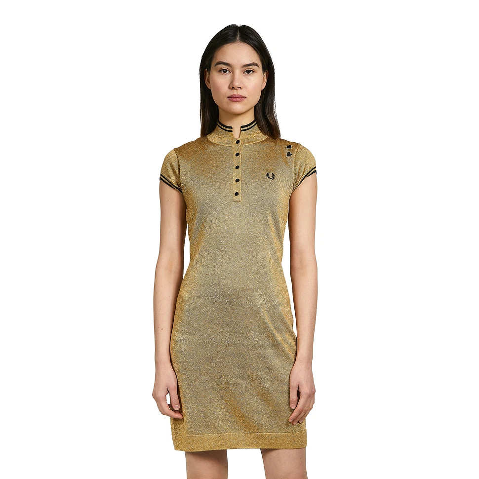 Fred Perry x Amy Winehouse Foundation - Metallic Knitted Dress